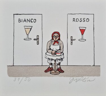  wc bianco rosso 